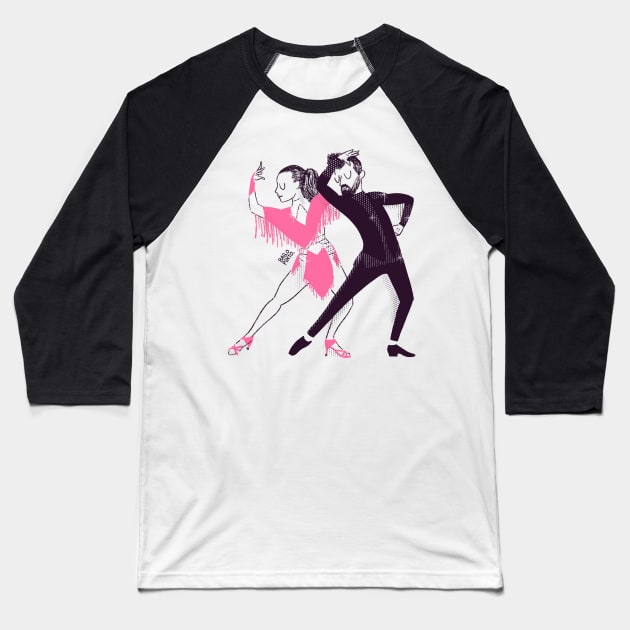 Mambo dancers Baseball T-Shirt by bailopinto